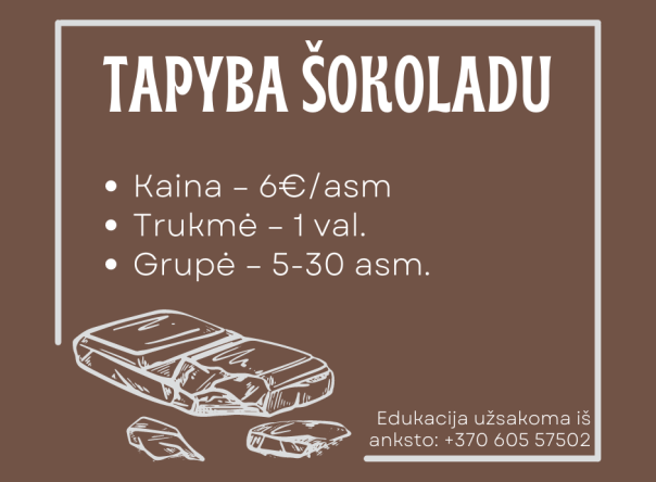 Tapyba šokoladu